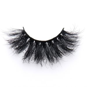 Cluster Type Siberian Mink Fur Lashes , 25mm Full Strip Lashes