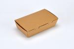 brown color square disposable kraft paper food packaging boxes