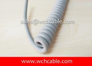 China UL20350 Gas Resistant TPU Sheathed Spiral Cable factory