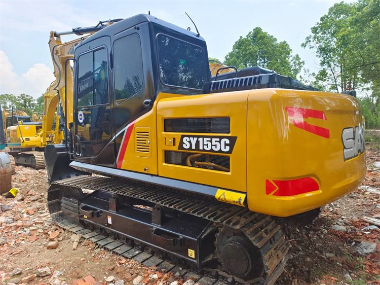 15ton SANY155C Excavator with ORIGINAL Hydraulic Pump and Cylinder Made in 2023 Model
