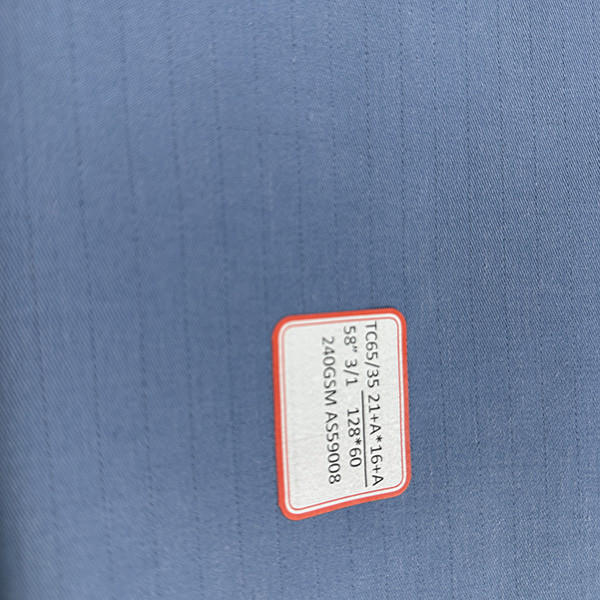 Blended Anti Static Textile Customized Anti Static Clothing Material