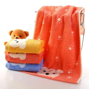 China Hotel and Traveling Necessity Bamboo Fiber Towel with Adorable Cartoon Animal Design factory