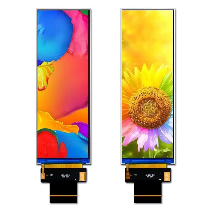 4.58 Inch Bar Type TFT Display, 320*960 Resolution 400c/D ,SPI3W+RGB18bit Interface