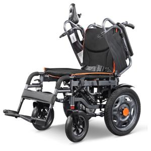 China Metal Motorized Foldable Power Electric Wheelchair LightWeight factory