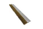 Stainless Steel Base Polypropylene Strip Brushes Metal Channel Strip Brushes