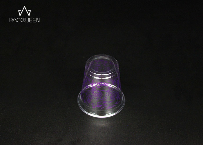 High Clarity To Go Iced Coffee Cups , Plastic Cold Cups Custom Logo