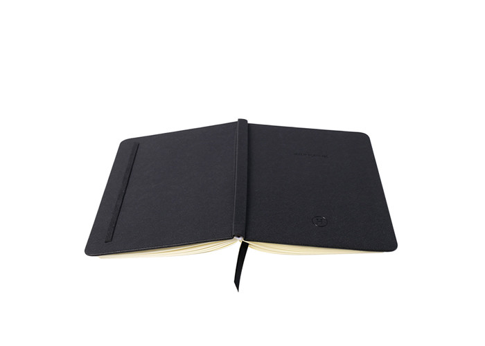 Black Hardcover A4 A5 Custom Journal Printing , 200gsm Journal Printing Services