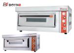 Commercial Pizza Oven 20~500°C one Deck Durable Stainless Steel Gas Bakery Ovens