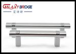 Solid 320mm Aluminum Kitchen Cabinet Handles , Silver Zinc Assembly Aluminium D