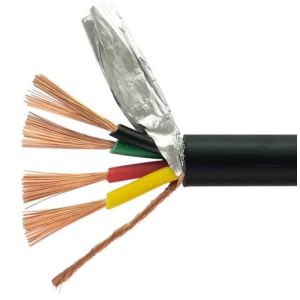 Copper Core Farrow RVVP Shielding Cables With Aluminum Foil