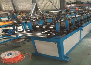 China Hydraulic Cutting Door Frame Roll Forming Machine , 12kw Door Frame Making Machine factory