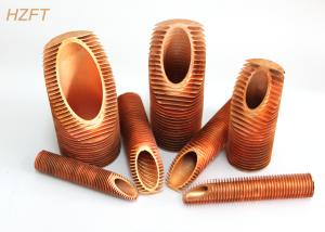 China Hot Water Tanks Low Copper Finned Tube Fitting Vibration Resistance Inner Dia 19.72mm factory