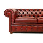 Oxblood Red Antique Leather Chesterfield Sofa With One Two Three four Seater