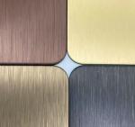 Four Feet NO.4 Finished SS Decorative Plate 0.65mm Thickness