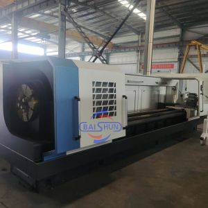 QK1332 Big Bore CNC Pipe Threading Lathe Machine 800mm Swing