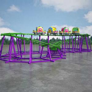 China Indoor Theme Park Roller Coaster Track Length 52m Automatic Control factory