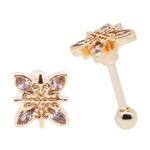 18G Petal Ear Piercing Jewellery