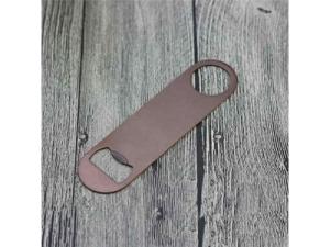 China Engrave Blank Copper Plating Stainless Steel Bottle Opener,Unique stainless steel bartender bar blade beer bottle opener factory