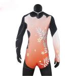 Rhinestones Long Sleeve Cool Gymnastics Leotards OEM Service Acceptable