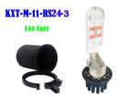 24-144 Core Dome Fiber Optic Splice Closure Joint Cable Fully Mechanical Sealing