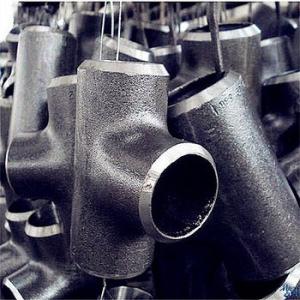China Seamless pipe fitting Hydraulic Equal and Unequal carbon steel cold forming tee factory