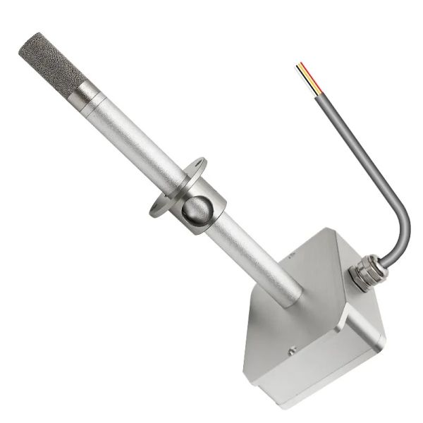 FG7010 temperature and humidity sensor pipeline transmitter with high-temperature resistant wall mounted threaded metal casing