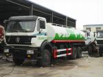 Beiben AWD off road Steel Water Tanker Truck 6x6 With Water Pump Bowser For