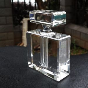 1ml Square Crystal Perfume Bottle with Screw Cap