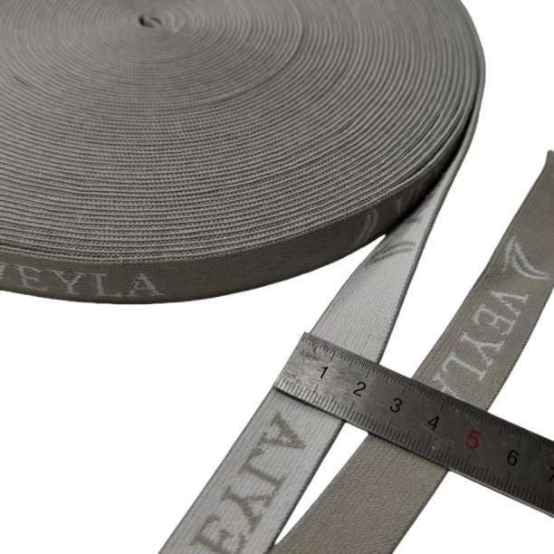 Jacquard Elastic Band Custom Logo&Color Nylon Soft Waistband For Underwear