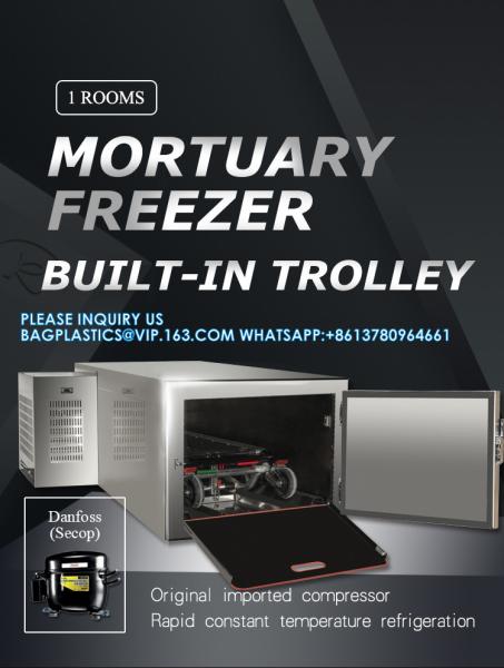 304 Stainless Steel Material 1 Seat Car Transport Morgue Freezer Manufacture