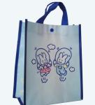 Colorful Yellow Cute Non Woven Shopping Bag with Heat Transfer Printing