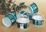 PE Coated 5 Oz Paper Ice Cream Cups / Containers Food Grade Materials