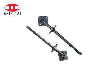 China Galvanized Hollow Swivel Base Jack For Push Pull Prop factory
