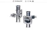 1/2 Inch Multi port Stainless Steel Diaphragm Valve , Welding Connecion 3 port
