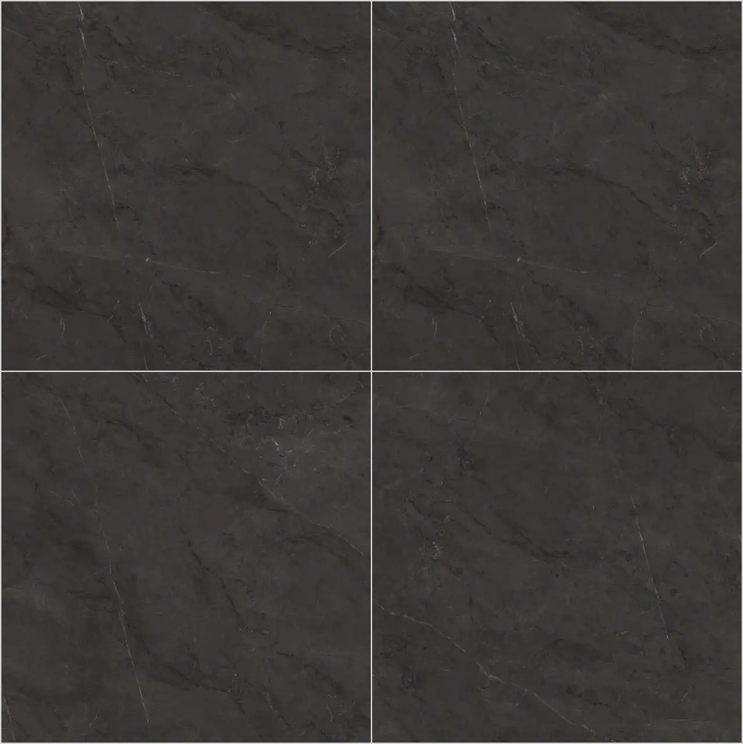 China Dark Gray Polished Sintered Stone Slab 1200x1200mm factory