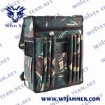 Powerful Backpack Cell Phone Jammer Portable UHF VHF GSM 3G DCS 4G 5G Signal