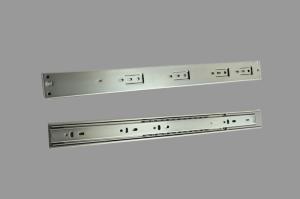China Galvanized Steel 3 Fold 22 Inch Full Extension Ball Bearing Slides factory