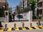 600mm-1000mm Height Perimeter Protections Metal Bollard Post Heavy Duty Safety