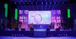 SMD1921 465nm Stage Background Led Display Big Screen Curved 180W/ M2