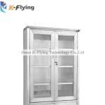 Clinic Key Lock Stainless Steel Medical Cabinet 90*40*180cm