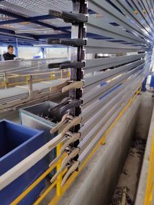 China Electrophoresis Horizontal Curing Anodizing Production Line For Aluminum Profiles Surface Treatment factory