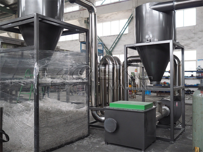 300kg/H Waste Plastic PP Raffia Bags And Tons Bags Washing Line