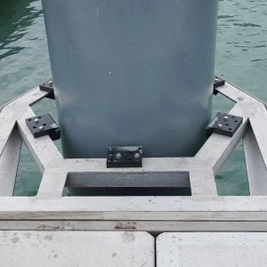 Floating Dock Pile Guide / Dock Pile Guide Floating Pontoon Dock