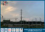 Overhead Transmission Pole , Stainless Steel Tubular Pole For Distribution Line