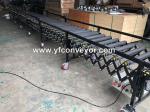 Expandable Motorized Rubber coated Flexible Roller Conveyor