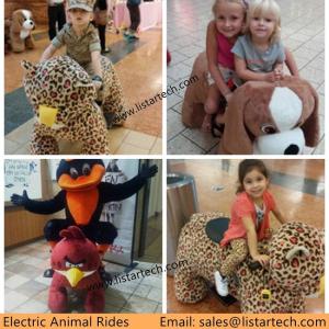 China battery powered ride on animal ride on electric plush toy Outdoor Amusement Rides factory