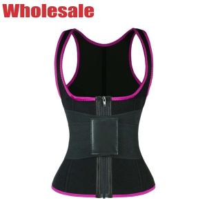 China Magical Velcro Workout Waist Trainer Vest Compression Sweat Vest factory