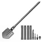 Heavy Duty Multifunctional Outdoor Shovel , Alluminum Alloy Folding Shovel