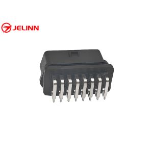 16 Pin OBD 2 OBD2 OBDII Female Connector With Right Angle Pins Bent Towards the