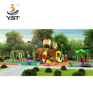 China Children plastic outdoor playground slides for sale factory